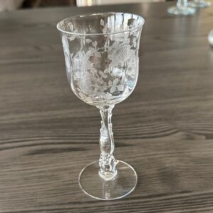 Claret wine 5 3/4” 4oz Willowmere by  Fostoria